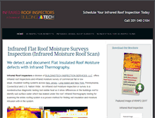 Tablet Screenshot of infraredroofinspectors.com